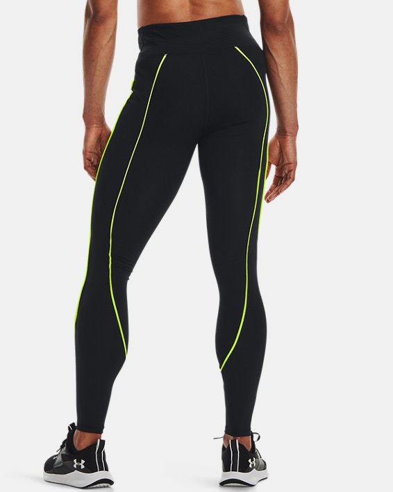Damen UA RUSH™ Leggings mit Netzstoff und Tasche, Black, pdpMainDesktop image number 1